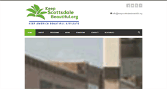 Desktop Screenshot of keepscottsdalebeautiful.org